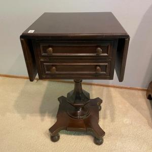 Photo of Drop leaf end table