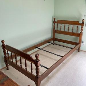 Photo of 1950’s twin bed frame