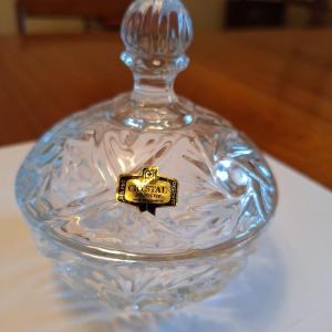 Photo of 24% Lead crystal covered dish