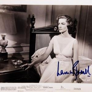 Photo of Lauren Bacall signed movie still photo 