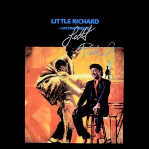 Photo of Little Richard signed Lifetime Friend album
