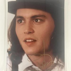 Photo of Johnny Depp signed photo