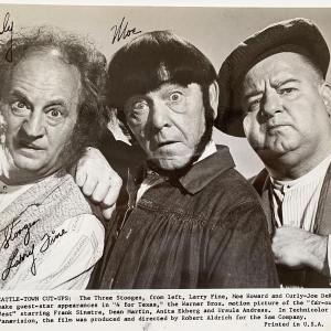Photo of The Three Stooges signed photo 