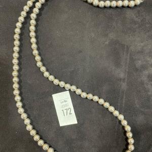 Photo of Silver bead necklace