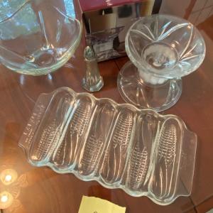 Photo of Lot of Vintage Kitchen and Dining Glassware