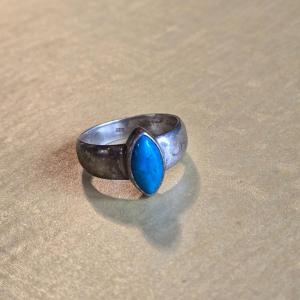 Photo of Sterling Silver & Turquoise Ring