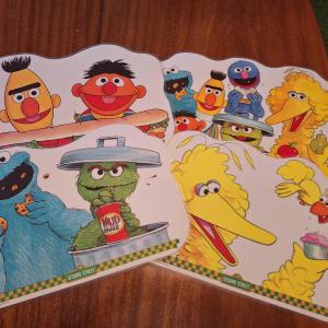 Photo of 4 Sesame Street placemats