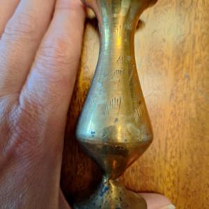 Photo of Brass single stem vase