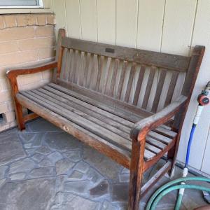 Photo of Teak bench