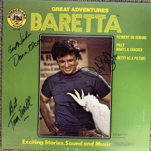 Photo of Baretta Great Adventures signed album. GFA Authenticated