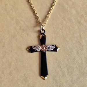 Photo of Black Hills Gold Cross Necklace