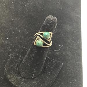 Photo of SRAEL 925 green stone ring