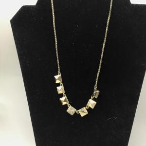 Photo of 14th and Union gold toned square pendants necklace