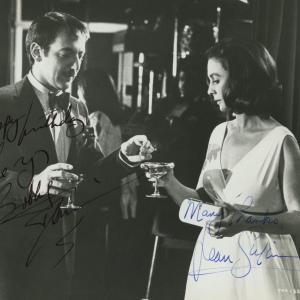 Photo of The Happy Ending Bobby Darin and Jean Simmons signed movie photo