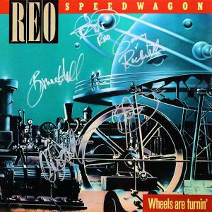 Photo of REO Speedwagon Wheels Are Turnin’ signed album