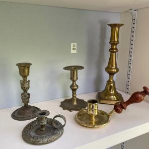 Photo of Brass candlesticks