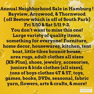 Photo of Annual Neighborhood Sale