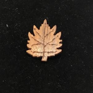 Photo of Wooden leaf pin