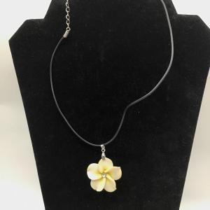 Photo of FIMO CLAY flower necklace