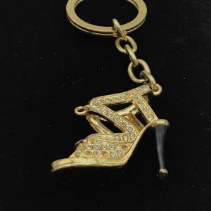Photo of Gold Dress Shoe Keychain made with Swarovski Crystals