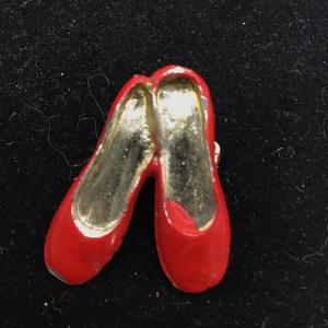 Photo of Vintage red dance shoes pin