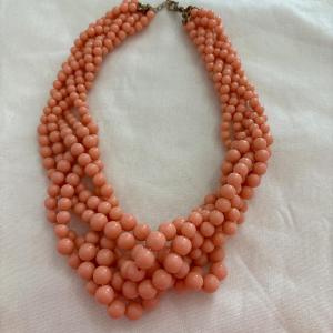 Photo of Six strand vintage bead necklace