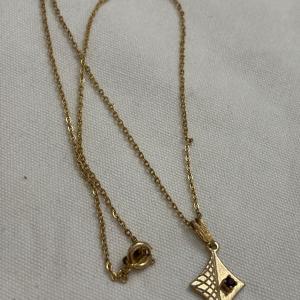 Photo of Gold toned vintage necklace