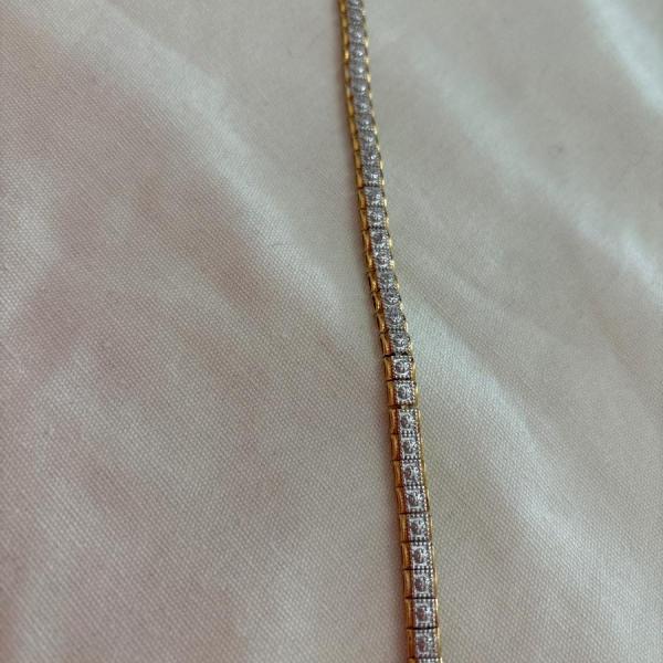 Photo of Gold plated tennis bracelet