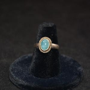 Photo of 925 Sterling Ring with Blue Quartz Size 6 3.0g