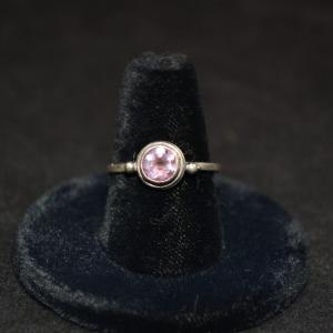 Photo of 925 Sterling Ring with Amethyst Size 7.5" 2.5g