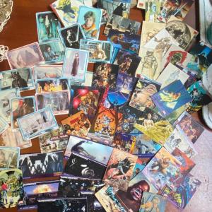 Photo of Lot of Vintage Star Wars Trading Cards