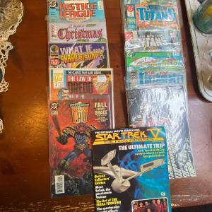 Photo of Lot of UNOPENED DC and Marvel Comic Books