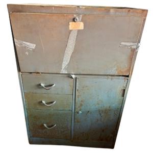 Photo of Vintage Challenger Steel Filing Cabinet/Desk – Restoration Project