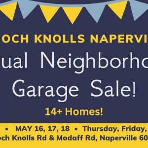Photo of HUGE Knoch Knolls Naperville Subdivision Garage Sale!  Thurs 5/16- Sat 5/18