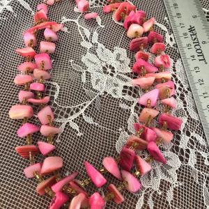 Photo of Vintage Japan Double Strand Pink Necklace