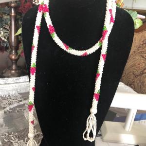 Photo of Vintage Tassel Beaded Necklace