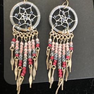 Photo of Dream Catcher Glass Beads Earrings