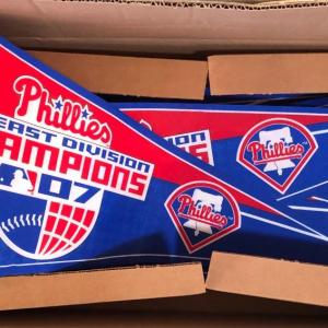 Photo of LOT 198L: Over 120 Philadelphia Phillies East Division Champions 2007 Pennants w