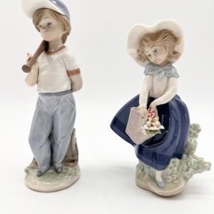 Photo of LLADRO ~ Pair (2) ~ Porcelain Figurines