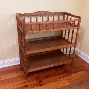 Photo of Little Folks ~ Solid Wood Changing Table & Bed