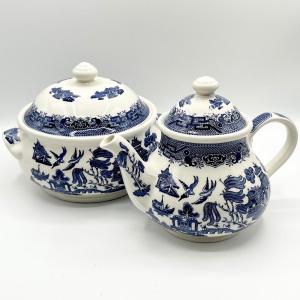 Photo of CHURCHILL ~ Blue Willow ~ Soup Tureen & Teapot
