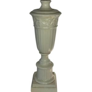 Photo of Antique Early 20th Century White Column Lamp likely from or inspired by the Bilt