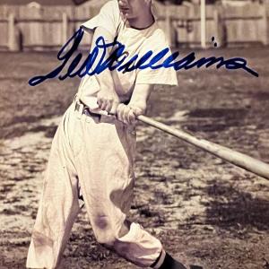 Photo of Ted Williams signed photo