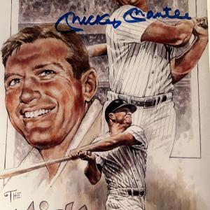 Photo of NY Yankees Mickey Mantle signed photo