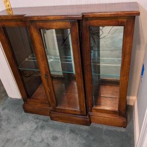 Photo of Beautiful Solid Cherry Display Case