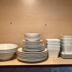 Photo of LOT 188K: Cabinet of White Dishes