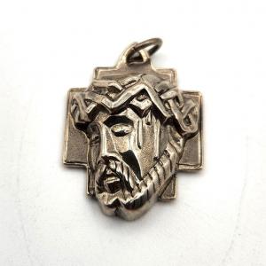 Photo of Lot #118 D Sterling Jesus pendant/charm - Crown of Thorns