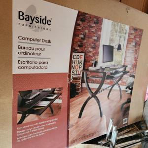 Photo of Bayside Furinshings Computer Desk New in Sealed Box