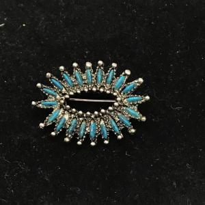 Photo of Turquoise beads brooch