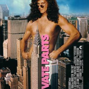 Photo of Private Parts original 1997 vintage advance double-sided one sheet movie poster